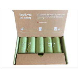 custom printed biodegradable plastic dog poop bags for sale