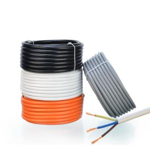 Quality Industrial PVC Insulated Sheathed Flexible Electrical Wire Multi Core Rvv Power Cable for Control Cable and Power Supply for sale