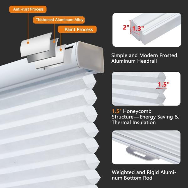 Electric White Honeycomb Shades The Perfect Window Treatment Solution for Modern Homes