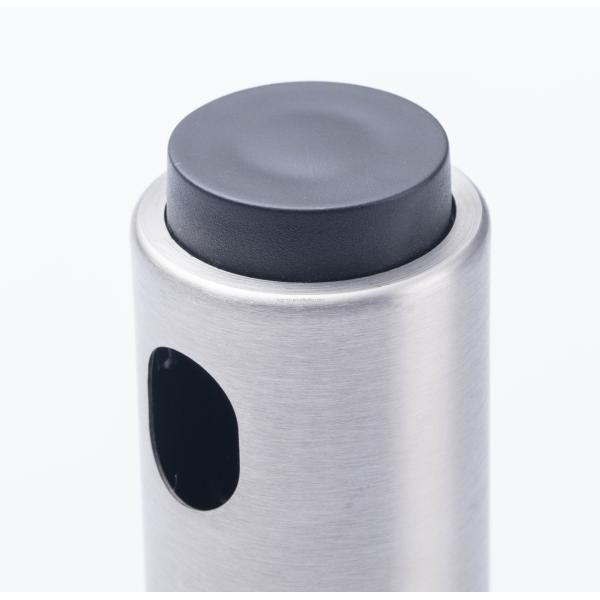 Stainless Steel BBQ Barbecue Cooking Tool Refillable Oil Dispenser Glass Plastic Vinegar Oil Sprayer Bottle