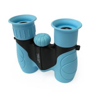 FMC Blue Color 8x21 Kids Binoculars For 3 Year Old , Child With Binoculars