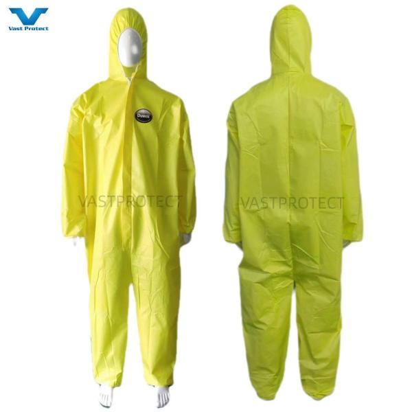 Buy Fully Closed ISO Hooded Disposable Coveralls Without Face Mask For OEM Chemical Proof at wholesale prices
