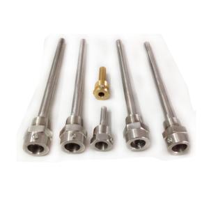CNC machine industrial Stainless Steel Thermocouple Thermowell with flange ,