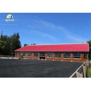 Strong Prefabricated Steel Structure Portal Frame Galvanized Steel Building