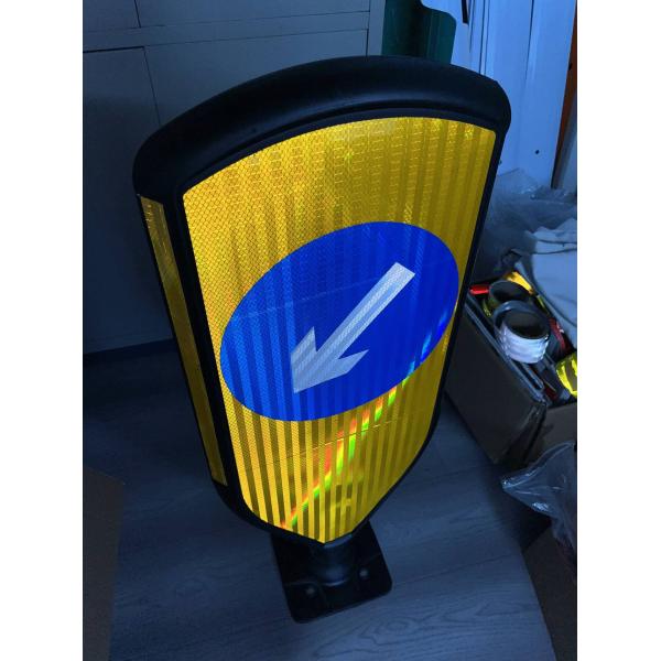 Road Safety Warning Reflective Traffic Sign Delineator Board Lane Separator Divider