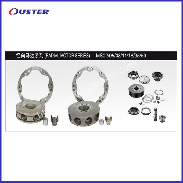 Replace of Poclain MS08,11,18,35,50 Hydraulic Motor Parts Rotor and Stator with
