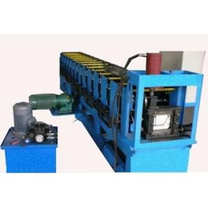 Galvanized Metal Rain Gutter Profile Cold Rolling Forming Machine With Plc