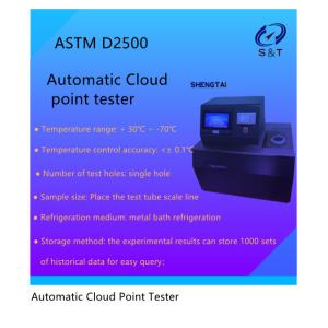 ASTM D2500 Petroleum Testing Instrument Automatic Cloud Point Tester