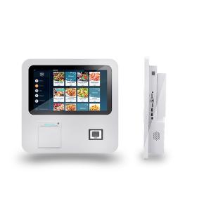 15.6 Inch WiFi Wall Mount Self Service Payment Touch Screen Kiosk Supporting
