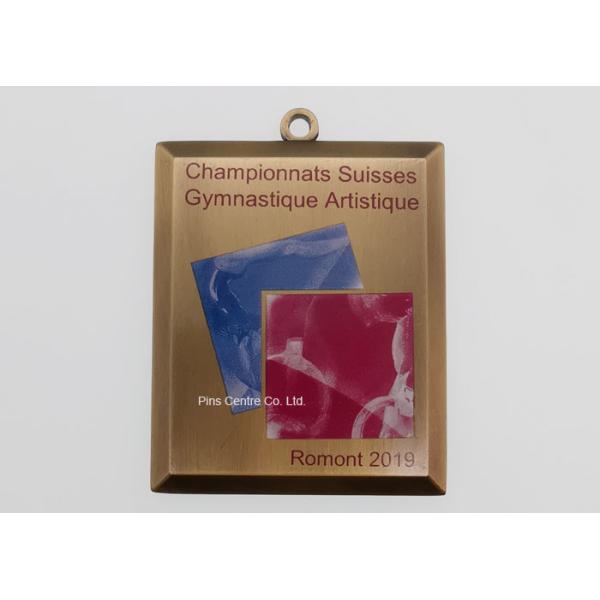 Buy Olympic Die Struck Enamel Medal With Offset Printing Logo at wholesale prices