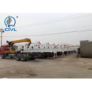 HOWO 6x4 10 Ton Folding Boom Truck Mounted Crane Engine 160hp - 290hp