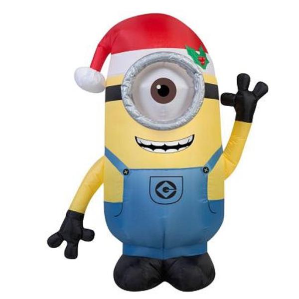 Buy Factory Customized Christmas Holiday Yard Decoration Inflatable Minion Display at wholesale prices