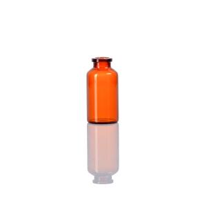 Quality 15ml amber low borosilicate glass tubular vial for medical usage for sale
