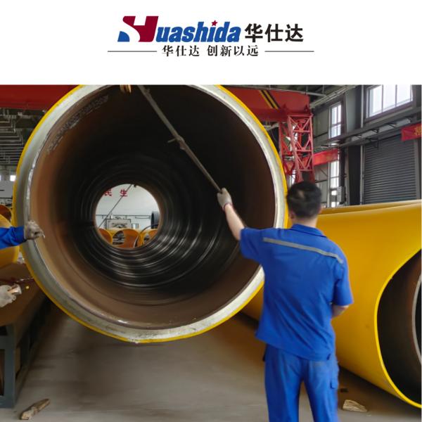 Buy Automatic Pre-Insulated Pipe Production Line with Dust-Free Planetary Cutting and Energy Saving for Smooth Inner and Outer Walls at wholesale prices