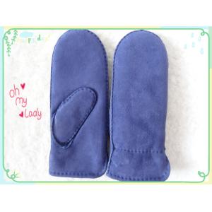 Spanish Merino Lleather Wool Mittens , Winter Combination Gloves Mittens