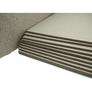 Anti - Curl Gray Paperboard Laminated Cardboard Paper 2mm 1200gsm Thickness