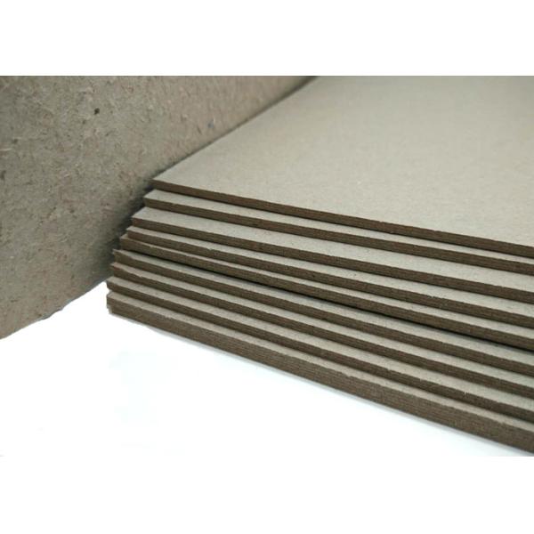 Anti - Curl Gray Paperboard Laminated Cardboard Paper 2mm 1200gsm Thickness
