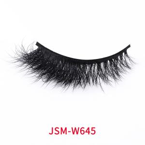 Fluffy False Lashes Faux Mink , 20mm Wispy Faux Mink Lashes