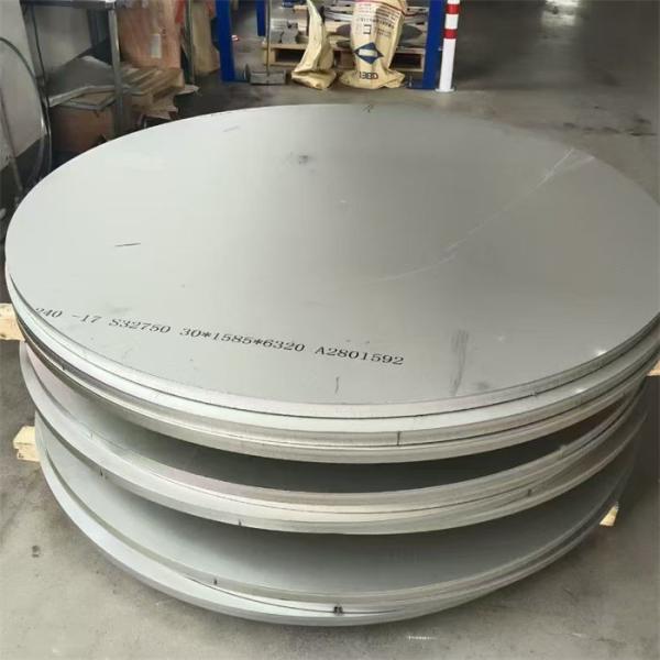 S32750 Round Bar Sheet Cutting Parts High Temperature Resistant Custom Stainless