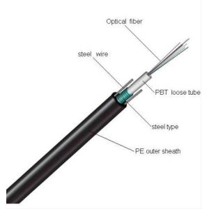 China Outdoor Armoured 1.5mm GYXTW FOC Fiber Optic Cable Multi / Single Mode on sale
