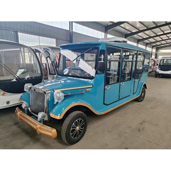 11 Seat Closed Electric Vintage Touring Classic Car Car Low Speed Sightseeing With Doors And Air Conditioning