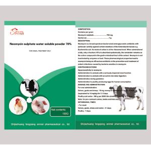 Quality Neomycin sulphate water soluble powder 70% for sale