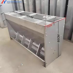 Piggery Equipment Automatic Pig Feeder Stainless Steel Pigs Feeding Trough