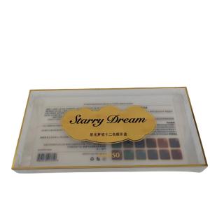 Clear Eyeshadow Box Packaging Plastic Recyclable Foldable OEM