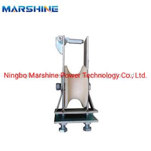 Crossarm-Mounted Stringing Block With Round Belt Power Transmission