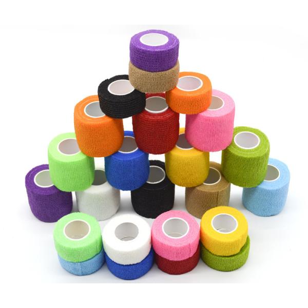 Buy Medical Elastic Adhesive Bandage Non Woven Fabric Multiple Color Customized Pattern at wholesale prices