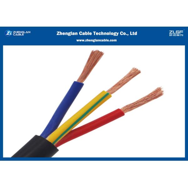 RVV 300/500V Building Wire And Cable PVC Insulated 30 Years Service Life