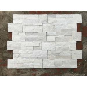 Pure White 150x600mm Exterior Thin Stone Veneer Panels