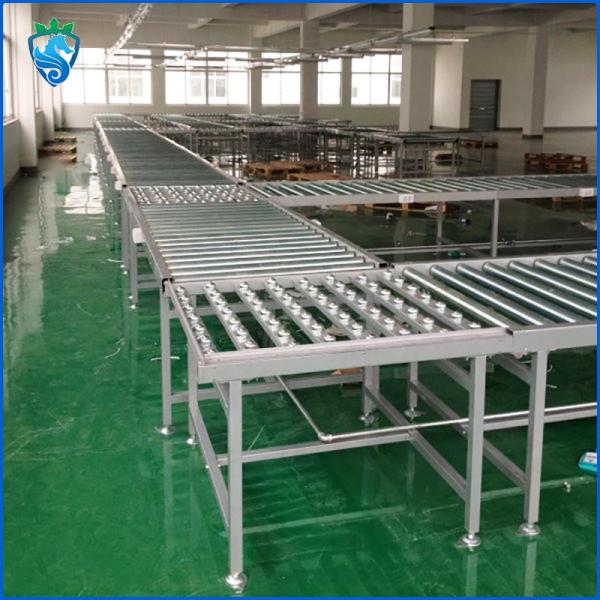 Extruded Aluminum Industrial Aluminum Profile Roller Conveyor Line Automation
