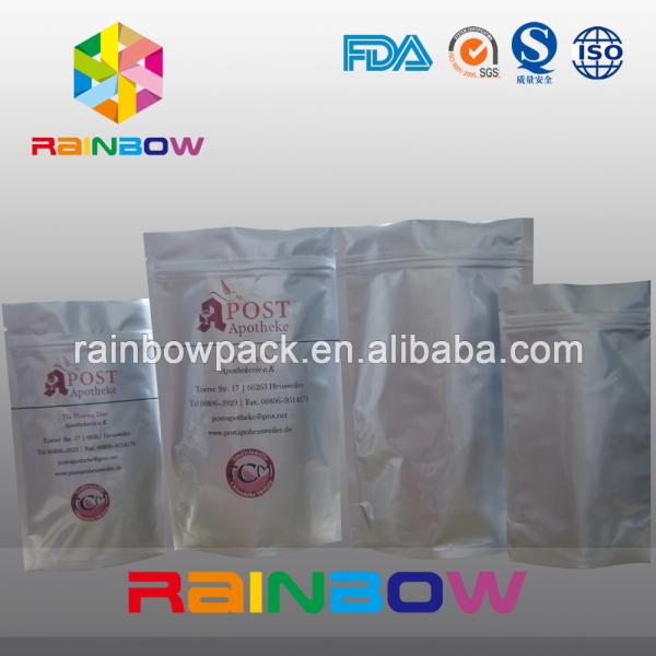 Buy Stand Up Moisture Proof Aluminum Foil Pouch Packaging With Zipper at wholesale prices