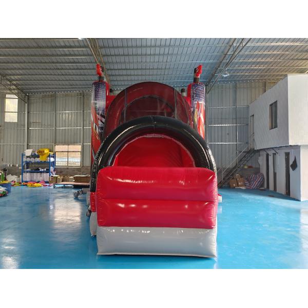 Outdoor Inflatable Castle Combo Race Cars Cartoon Movies Inflatable Bouncer With Slide Combo Inflatable Bounce House