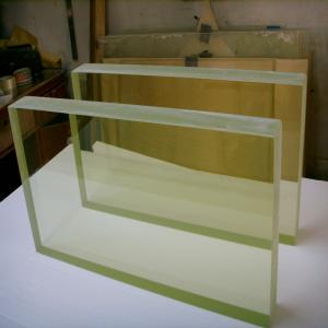 China 2.1mmpb Lead Equivalent Lead Glass Radiation Shielding Frame 10mm Thickness on sale