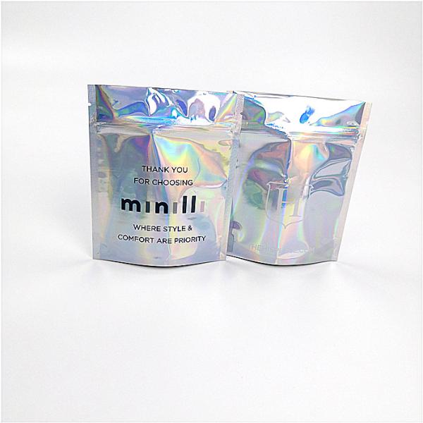 Customized Size Makeup Organizer Bag Holographic Hologram Laser Mylar k