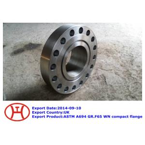 Quality ASTM A694 F65 WN compact flange for sale