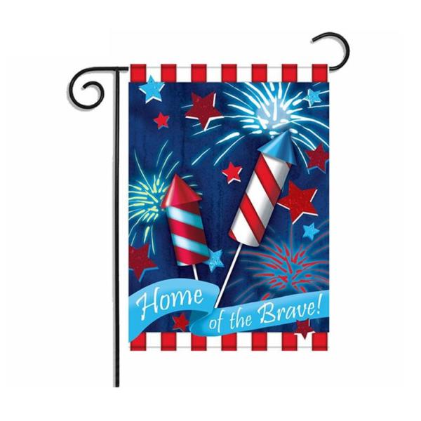 Double Sides Personalized Advertising Flags Various Theme Dust Cover For Garden