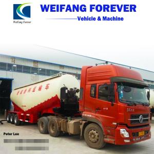 3 Axles 65cbm Bulk Cement Tank Semitrailer for Sale