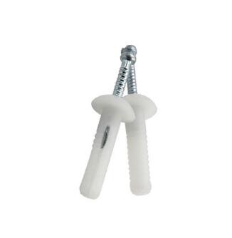 M5X30 PA Mushroom Head Nylon Anchor Plastic Fixing Expansion Wall Anchor With Screws