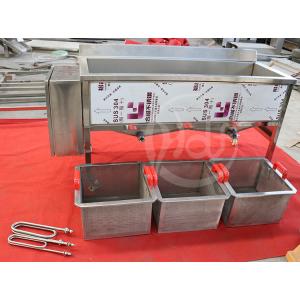 Snack Potato Chip Fryer Equipment , Restaurant Chicken Deep Fryer Machine