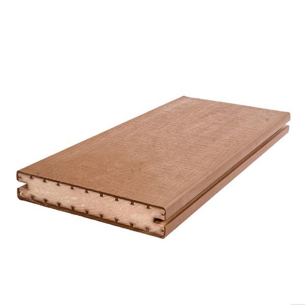 Rounded PVC Foam ASA Decking Safe for Kids No Sharp Edges Thickness Above 18mm