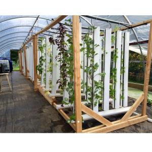 Customized PVC Pipe Vertical Tower Grow Channel Growing System for Vertical