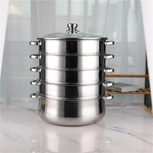 Restaurant Stackable Steamer Pot Five Layers Customized Logo