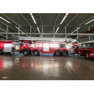 900rpm Water Tower Fire Truck Dual Boom 8X4 Drive Euro V Engine Chassis