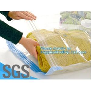 bedding with suction valve, Vacuum Bags Storage For Clothes With Pump, vacuum