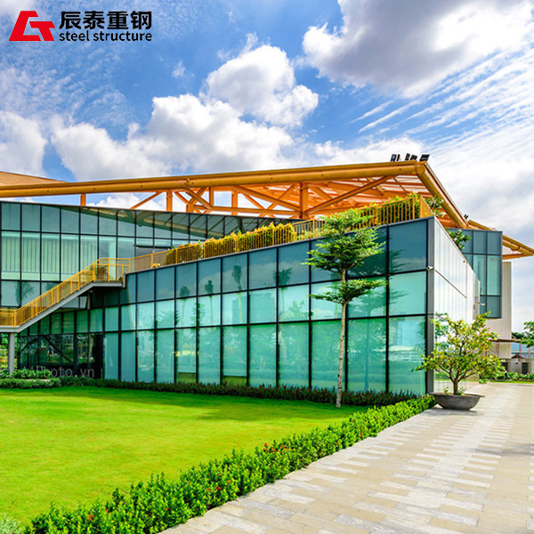 Buy Steel Structure Construction Showroom Office 1000 Tons Building at wholesale prices