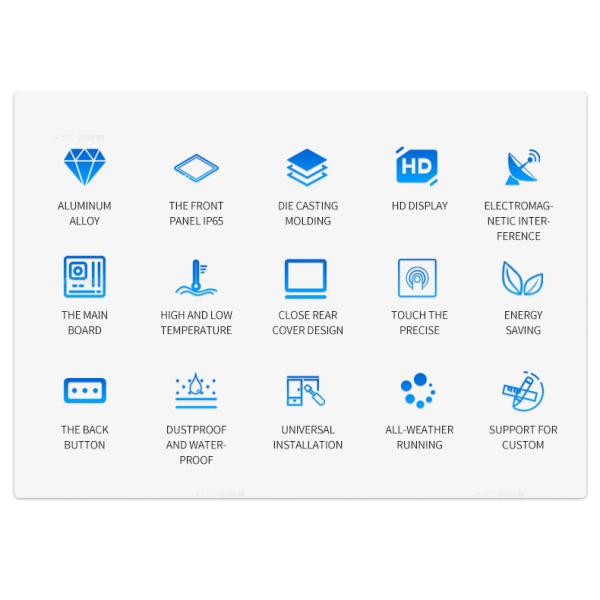 21.5 Inch Capacitor Industrial Integrated Touch Screen