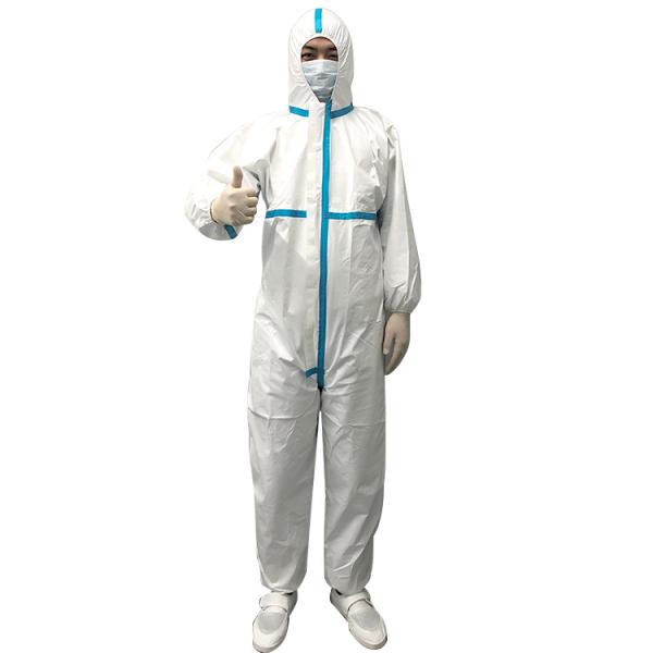 Buy Anti Bacteria Disposable Overalls Protective Suit S-XXXL at wholesale prices